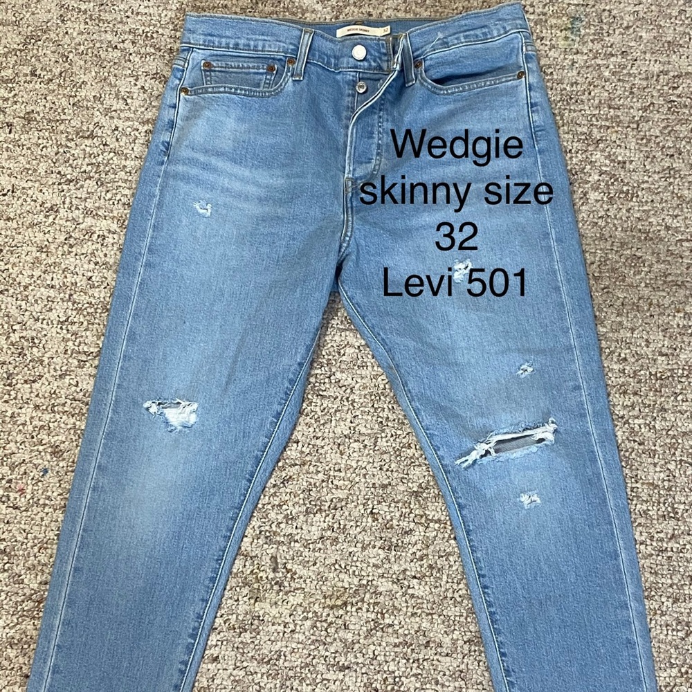 Levi skinny wedgie 501
